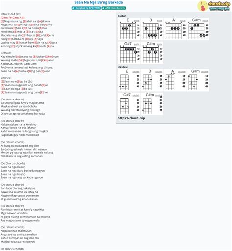 jakol chords|Saan Na Nga Bang Barkada Chords .